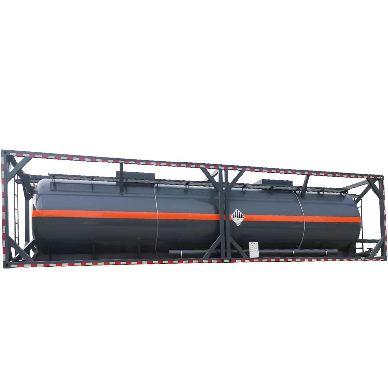 High quality ISO tanker 2 3 4 5 6 compartments food grade iso tank container