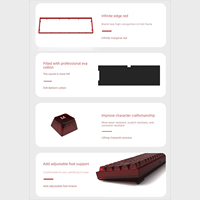 [OEM/ODM] Keyboard Gaming Mekanik MTK68 Gasket Hot-swap RGB Backlight Keyboard Kabel dengan Cetakan/Bahasa/Logo/Kemasan Kustom