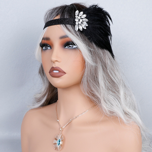 Serre-tête <span class=keywords><strong>pour</strong></span> femme, artisanal, inspiré des plumes, doux et confortable, <span class=keywords><strong>pour</strong></span> <span class=keywords><strong>Halloween</strong></span>, carnaval, mascarade, mariage, cosplay - Product Image 5