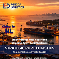 Expédition maritime DDP, suivi des envois, livraison au port de Rotterdam aux Pays-Bas, entreposage, taxes incluses