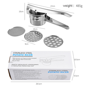 <span class=keywords><strong>Presse</strong></span>-<span class=keywords><strong>ail</strong></span> personnalisé en acier inoxydable Outils pour légumes et fruits <span class=keywords><strong>Presse</strong></span>-agrumes en métal pour le citron et la viande Acheteur commercial usage alimentaire - Product Image 4