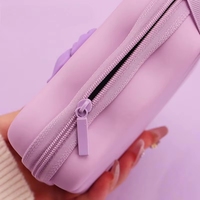Sac de rangement pour câble de charge et de données avec nœud rose et violet tendance, pour iPhone 18w 20w 2 broches, norme américaine et européenne, sac de protection
