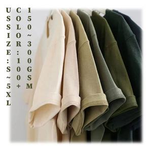 T-shirt en coton tricoté 100% personnalisé, coupe ample, imprimé en relief, style streetwear de luxe, col rond, unisexe, pour homme - Product Image 1