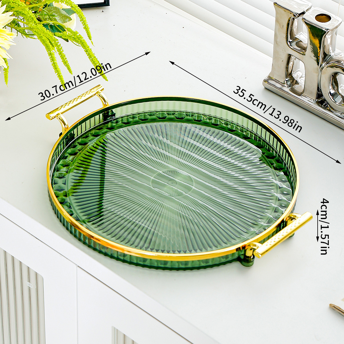 Disque Phnom Penh vert fruit-I-poignée-grande