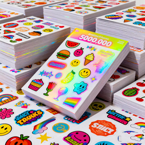 Pegatinas personalizadas con logo de bajo MOQ, troqueladas, impermeables, de vinilo adhesivo, con diseño de dibujos animados - Product Image 2