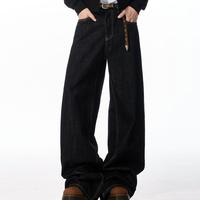 Jeans pour hommes tendance de la marque ODM Fashion, amples et décontractés, coupe large et droite, jeans en denim baggy pour hommes