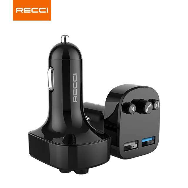 Recci rcc-n02 беспроводные телефонные звонки mp3 fm автомобильное зарядное устройство с радио передатчик
