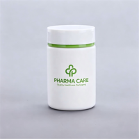 Flacon pharmaceutique en HDPE de 120 ml, 150 ml, 200 ml, vide, pour comprimés, capsules, suppléments et médicaments