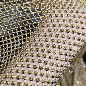 Offre Spéciale 100cm x 120cm Bling matériel vêtements tissu diamant résille cristal maille pour robe de soirée - Product Image 6