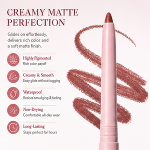 Crayon à lèvres longue tenue, waterproof, minéral naturel, anti-transfert, pour un look naturel, logo personnalisé, marque privée, taille standard - Product Image 2