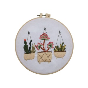 Kits de Bordado Hechos a Mano, Serie de Plantas, Manualidades de Bordado, Punto de Cruz - Product Image 1