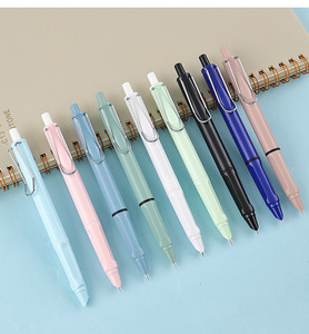 Vente chaude Fournitures d'usine Logo personnalisé Conception <span class=keywords><strong>unique</strong></span> et originale Stylo étudiant à la mode Stylo à bille à poussoir de 0.38mm - Product Image 5