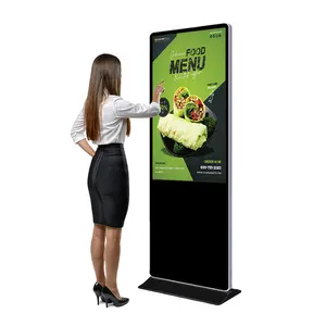 LCD Large Touch Screen Monitor Advertising screen Display Screen With Animation For Indoor Advertising