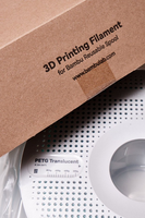 Harga Pabrik Bambu PETG Transparan Filamen Printer 3D Roll Transparansi Tinggi Tahan UV Minimal Mengembang untuk Komponen Luar Ruangan