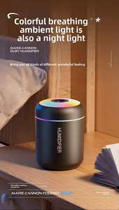 <span class=keywords><strong>Humidificador</strong></span> de Aire Portátil de 180 ml con Luz Nocturna USB, Silencioso, en Forma de Taza, Mini <span class=keywords><strong>Humidificador</strong></span> <span class=keywords><strong>para</strong></span> Hogar, Oficina, Auto y Exteriores - Product Image 4