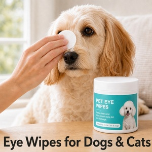 Toallitas de Limpieza para Mascotas Biodegradables y Ecológicas de Fibra de Bambú, Fórmula Suave a Base de Plantas para la Piel y el Pelaje de Cachorros y Gatitos, Uso Diario - Product Image 2