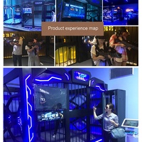 VR Arena Zone Realidad Virtual Multijugador Iron Cage Standing Equipment 4 Personas VR Shooting Simulator 9D Arcade Game Machine