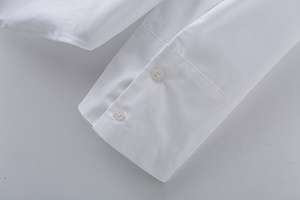 Camicetta <span class=keywords><strong>Elegante</strong></span> da Ufficio Zevity in Cotone Bianco per Donna, Manica Lunga con Fiocco, Camicia Business Personalizzabile con Logo, <span class=keywords><strong>Top</strong></span> Comodo da Donna - Product Image 6