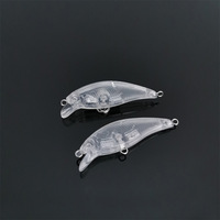 Leurre miniature tremblant auto-peint de 3,1 g et 4,6 cm, corps vierge