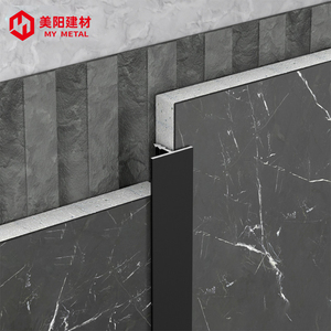 Pabrik Aluminium dekoratif <span class=keywords><strong>T</strong></span> <span class=keywords><strong>Bar</strong></span> ubin dinding tepi memangkas aksesoris profil untuk dinding Interior ubin keramik Dekorasi - Product Image 5