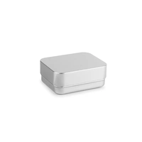 Échantillon Gratuit en Gros : Étui à Savon Rectangulaire Personnalisé en Aluminium Gaufré avec Plateau Anti-Goutte pour Voyage