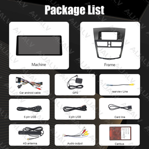 Autoradio portable GPS à écran tactile Aijia Factory pour Mazda BT-50 2015-2020 Noir mat Android OS Ensemble complet - Product Image 4