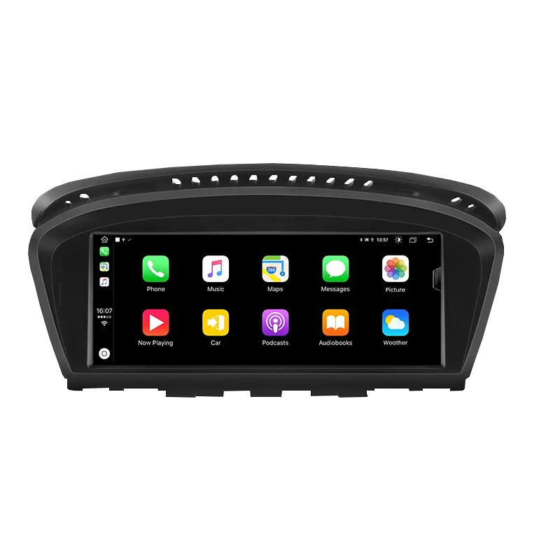 Junsun-Radio con GPS para coche, dispositivo inalámbrico con Android CarPlay para BMW E60, E90, E91, E92, serie 5, E60, E61, E63, E64, E90