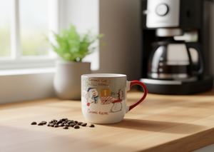 Tazza in Ceramica 480ML con Design Natalizio, Resistente al Calore, per Uso Domestico - Product Image 2