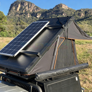 Carpa de techo rígida para coche, tipo Dachzelt, para acampar al aire libre, con capacidad para 4 personas. - Product Image 3