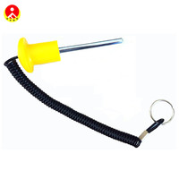 Repuestos para equipos de gimnasio Pin de aluminio y plástico Pin de pila de peso de gimnasio para piezas de equipos de gimnasio