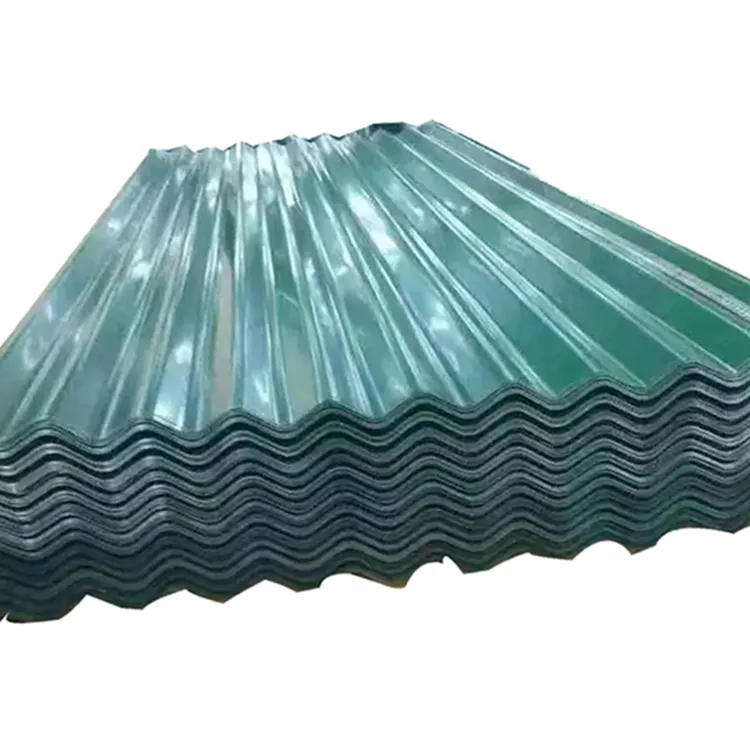 Vendita calda piastrelle metallo ondulato prezzo Per Kg lamiera di copertura rivestita di colore ferro