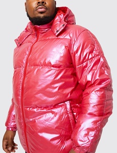 Support Customization New Season <strong>Winter</strong> Warm Coat <strong>Men</strong> Big Size Super Soft <strong>Red</strong> Hood <strong>Jacket</strong> - Product Image 2