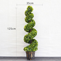 Dreikugeliger Kunstbaum aus Plastik, Langlebig, Umweltfreundlich, 80-100cm, für Thanksgiving, Weihnachten, Hochzeit