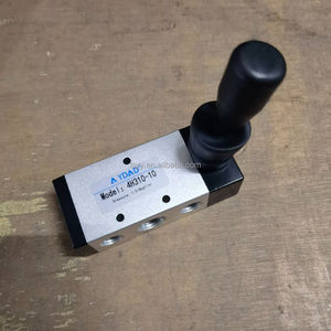 Vanne de commande manuelle pneumatique 4H Series 2 positions 5 voies 4H210-08 <span class=keywords><strong>G1</strong></span>/4 "Electrovanne 4H310-10 en aluminium - Product Image 3
