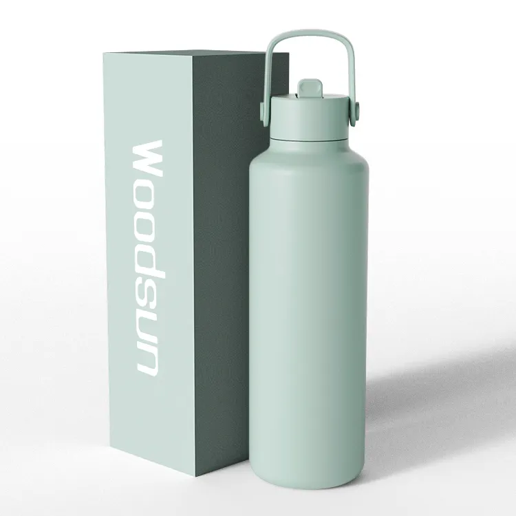 2024 Eco Friendly Fitness Custom Vacuum Insulated Water Flask Bottle Thermos Sports Waterbottle