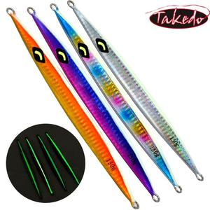 TAKEDO JY30 150g 200g 250g 300g Señuelo de lubina de alta calidad Señuelo de plantilla de metal de plomo de mar profundo Señuelos de hundimiento rápido Lápiz Plantilla de plomo vertical - Product Image 4