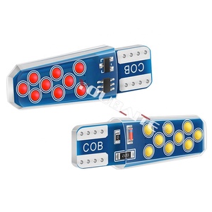 หลอดไฟ LED W5w T10 194 <span class=keywords><strong>168</strong></span>สีขาวทำจากซิลิกอนแผ่นป้ายทะเบียนรถ COB 18smd ไฟ LED T10 - Product Image 2