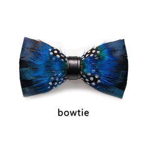 Boîte à <span class=keywords><strong>Noeud</strong></span> <span class=keywords><strong>Papillon</strong></span> <span class=keywords><strong>en</strong></span> <span class=keywords><strong>bois</strong></span>, motif plume, pour Homme, Cravate, cadeau de <span class=keywords><strong>mariage</strong></span> - Product Image 3