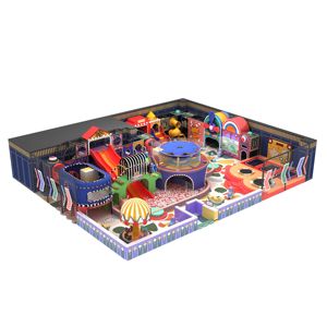 Equipo de Juegos Interior para Niños, Parque de Trampolines Grande, Circuito Ninja Warrior, Muro de Escalada, Soluciones Personalizadas para Áreas de Juego - Product Image 3