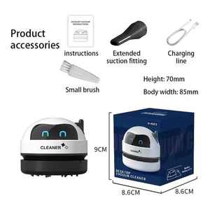 USB Có Thể Sạc Lại Mini Máy Tính Để Bàn Điện Máy Hút Bụi Cao Su Crumb Quét Cho Home & Xe Khô Bụi Bàn Phím Bụi Ứng Dụng - Product Image 6