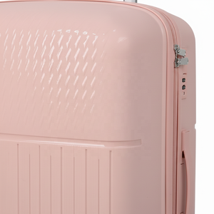 Ensemble de bagages de luxe nouvelle mode grande capacité en PP, 3 pièces (20, 24, 28 pouces) avec serrure et fermeture éclair - Product Image 6
