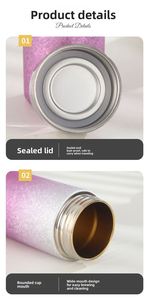 Wholesale Mini Pocket Titanium Insulated Cup Double Wall Stainless Steel Tumbler Portable High End Mug for Office Outdoor Gift - Product Image 4