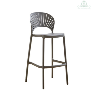 Chaises hautes en plastique empilables populaires <span class=keywords><strong>de</strong></span> tabourets <span class=keywords><strong>de</strong></span> <span class=keywords><strong>bar</strong></span> <span class=keywords><strong>de</strong></span> conception <span class=keywords><strong>de</strong></span> coquille <span class=keywords><strong>de</strong></span> style nordique à vendre - Product Image 3