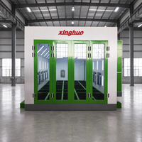 Vente directe usine : Cabines de peinture automobiles au gaz naturel Elite 43 kW 80 ° Cabine de peinture automobile haute performance C Baking Paint Booth