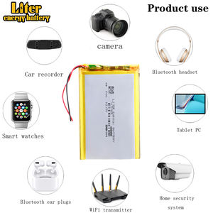 Batterie Rechargeable Liop 3.7V 5000mah 105080 polymère lithium ion Li-ion - Product Image 5