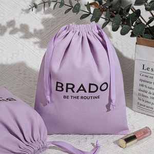 Custom Luxury Twill Cotton Hair Bundle <b>Dust</b> <b>Bag</b> Handbag Shoe Hats Packaging Gift Storage Drawstring Pouch Muslin <b>Dust</b> <b>Bag</b> - Product Image 5