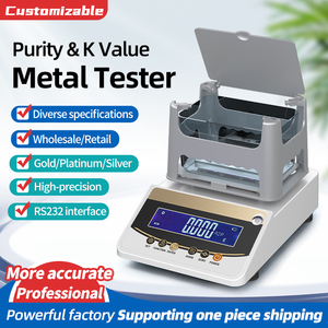 Testeur de pureté de l'or, densimètre pour métaux précieux, densimètre pour l'or, testeurs électroniques d'or avec interface d'impression RS232 - Product Image 2