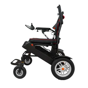 Freio inteligente de alcance de 20 quilometros com bateria de lítio removível para cadeira de rodas elétrica leve