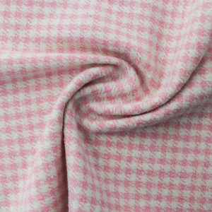 Высококачественная твидовая ткань в клетку из 100% полиэстера, фланелевая клетчатая ткань для женщин - Product Image 2