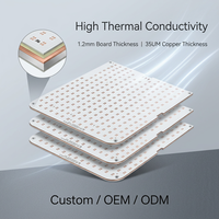 Base de circuit imprimé en aluminium à haute conductivité thermique pour LED, 1,2 mm, 35 µm, pour éclairage LED